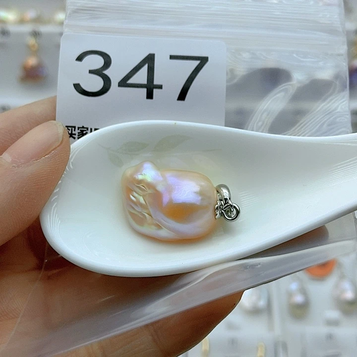 淡水珍珠颈饰银S925镶嵌