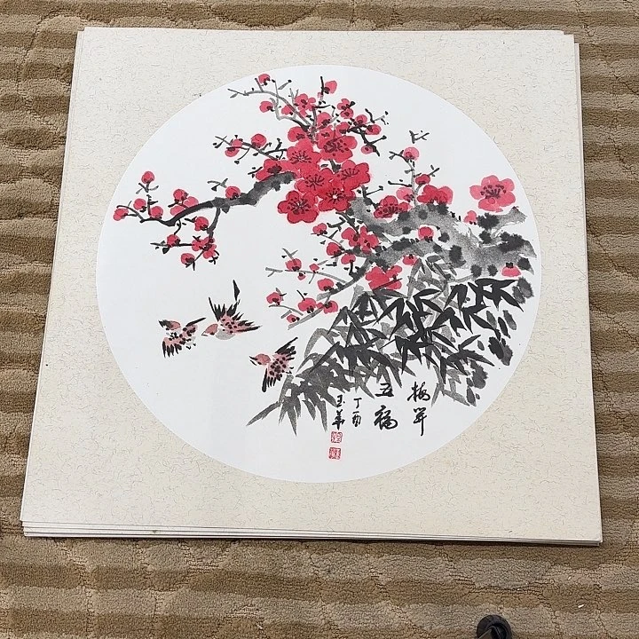 国画花鸟等多种鸟类和50.50