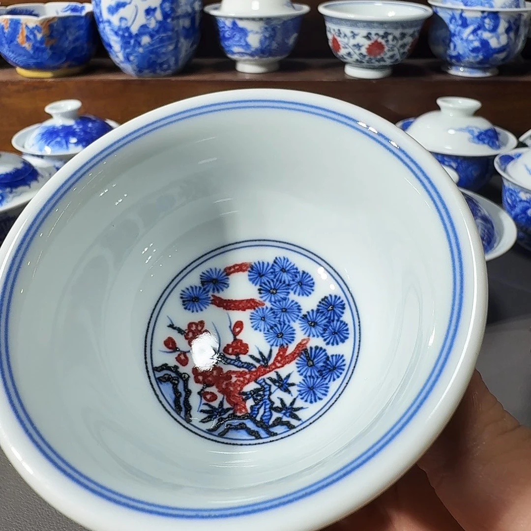 熊***.泥塑主人杯手工手绘