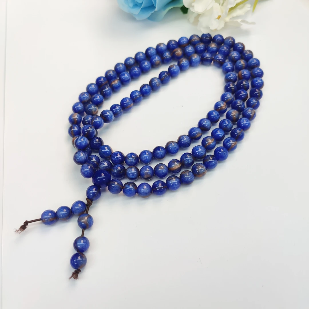 紫衫 醇项链多圈佛珠链卡8MM多样性发一件