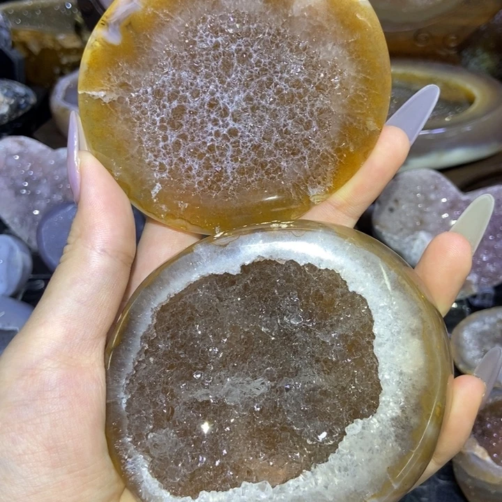 未镶嵌珠宝半成品水晶聚宝盆