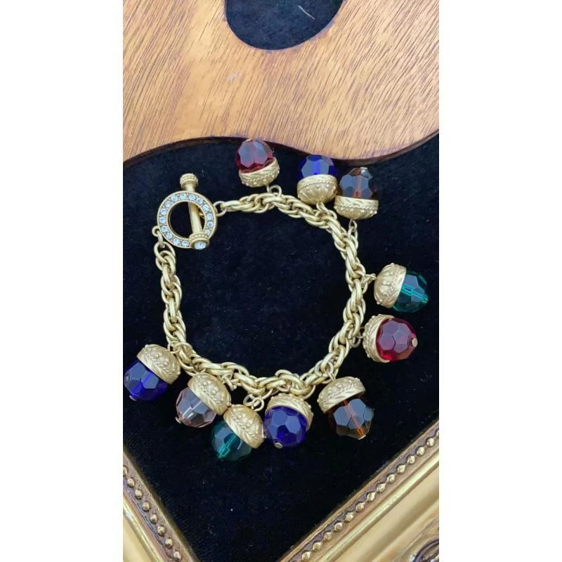 铜合金耳饰 复古宫廷原创设计手链243