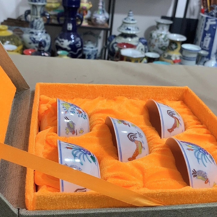 摆件博古架陶瓷摆件