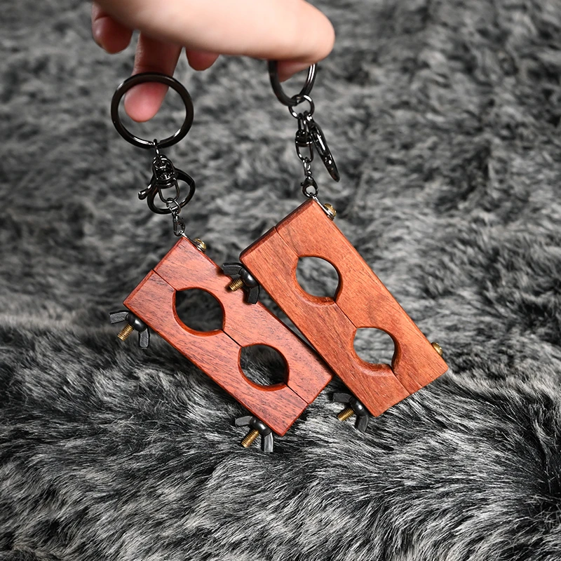 古风复古挎包锁链装饰品小木夹手机裤子挂件木夹
