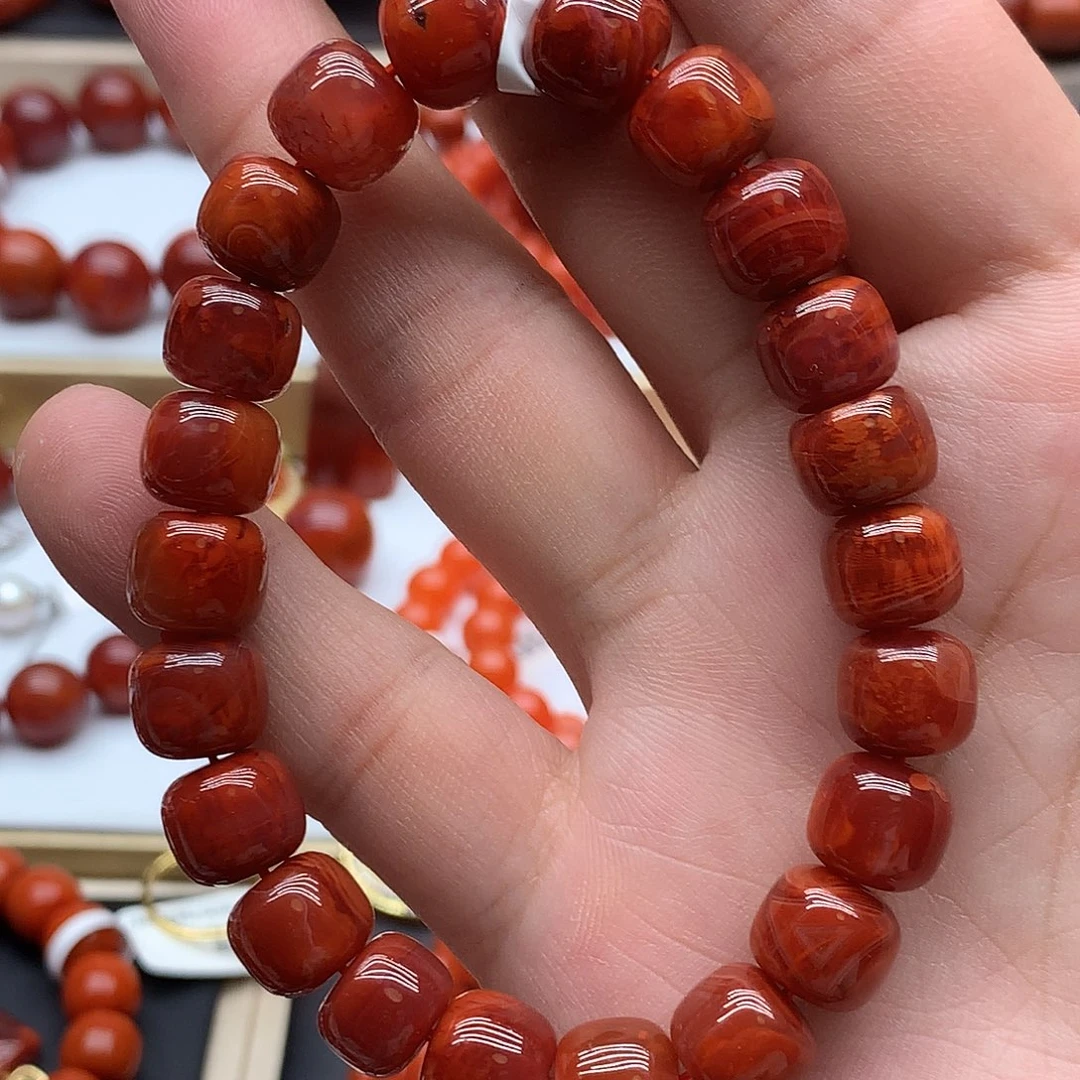 未镶嵌手链南红玛瑙卡10