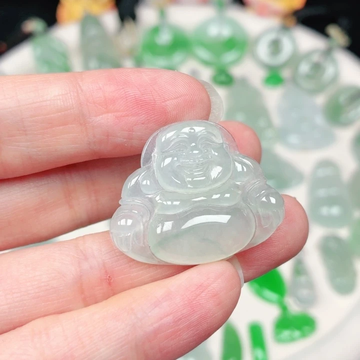 颈饰未镶嵌翡翠缅甸天然A货翡翠