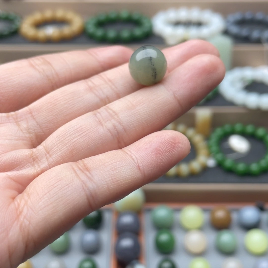 和田玉未镶嵌手链12