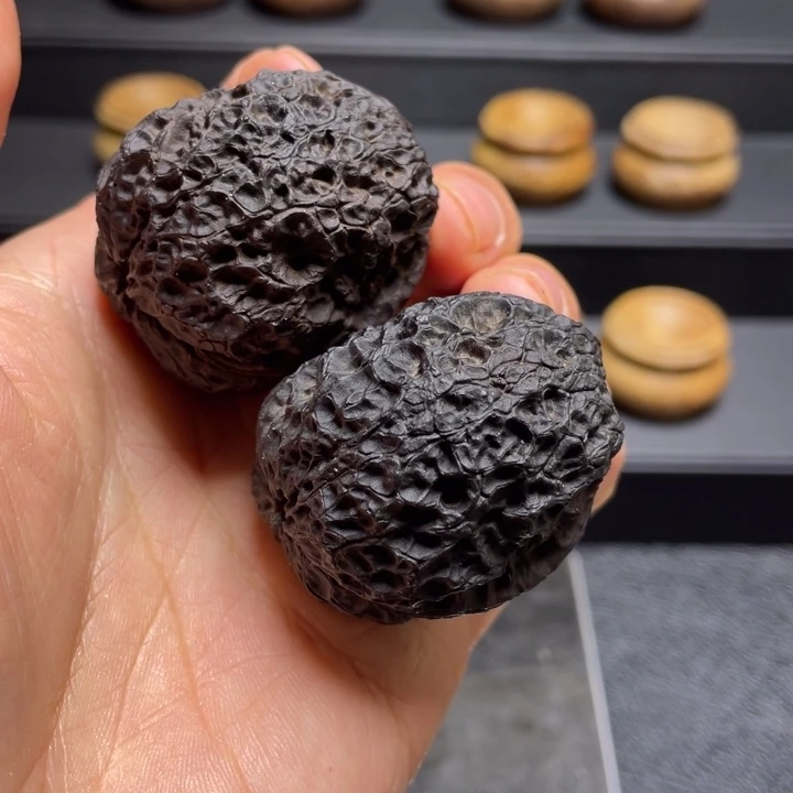 吊坠文玩核桃F玉龙雪蟾42