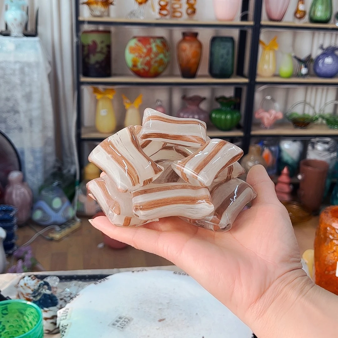 糖果烛台家悦琉璃工艺品