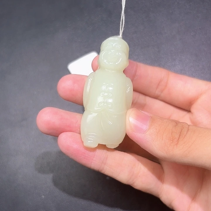 和田玉未镶嵌挂件时*延