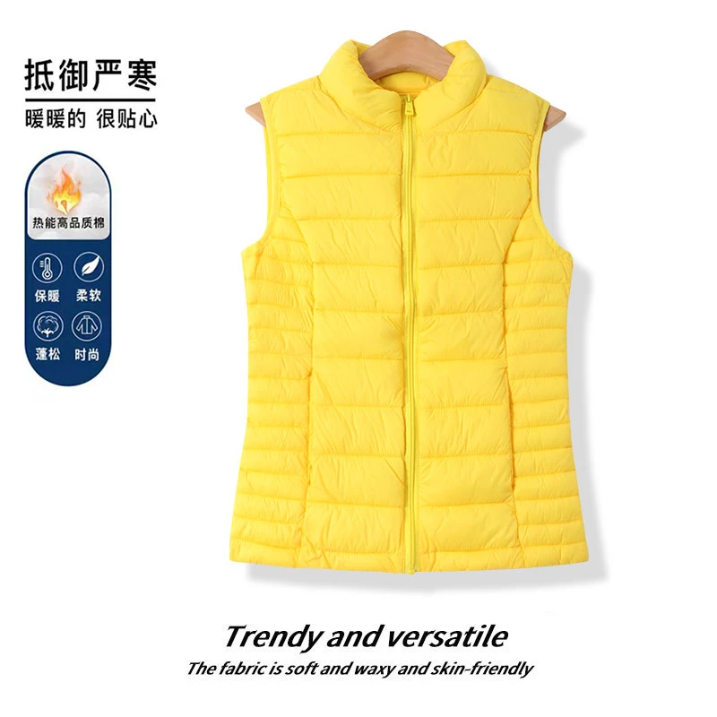 换季浮力女士绗缝马夹无袖防寒防水保暖内搭休闲00083百搭可外穿