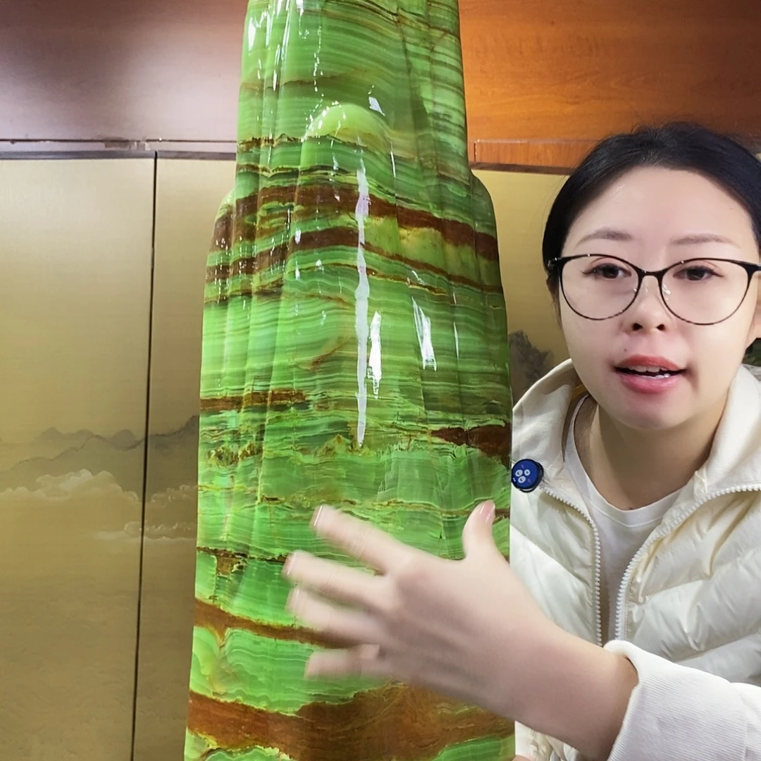 石材山水画作品摆件