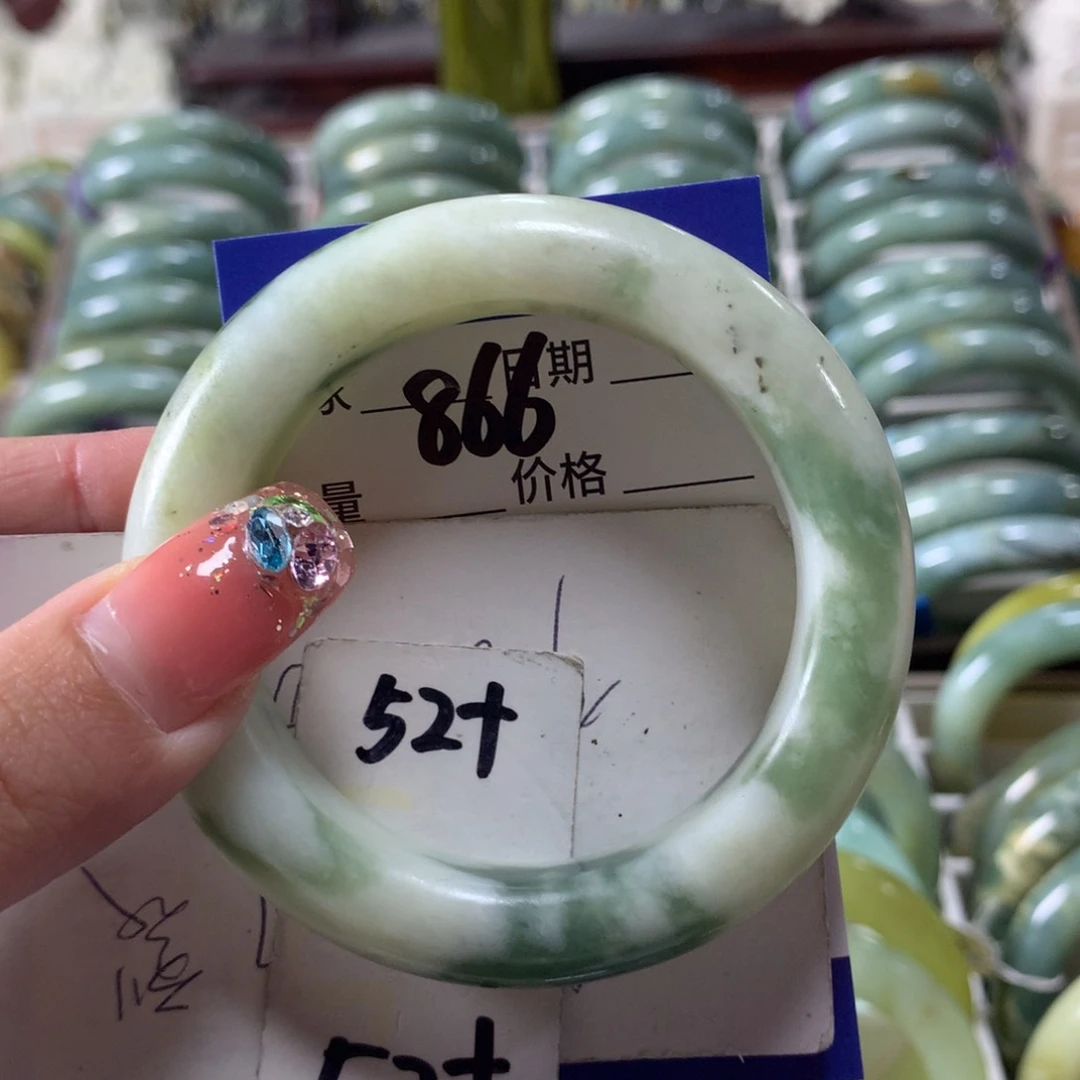 蛇纹石玉未镶嵌手镯866