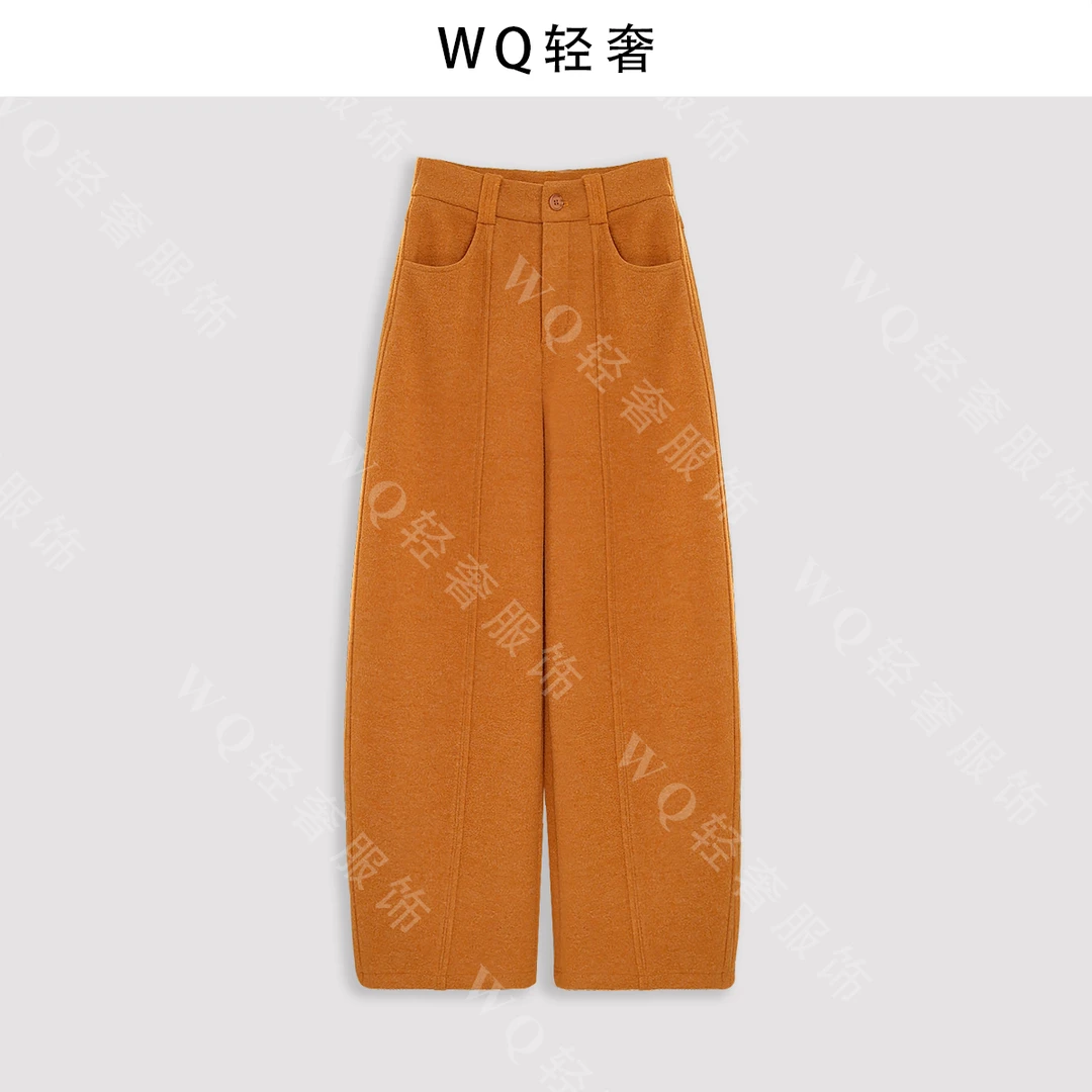 【商场同款】K88068秋冬款羊毛裤高腰窄版香蕉裤