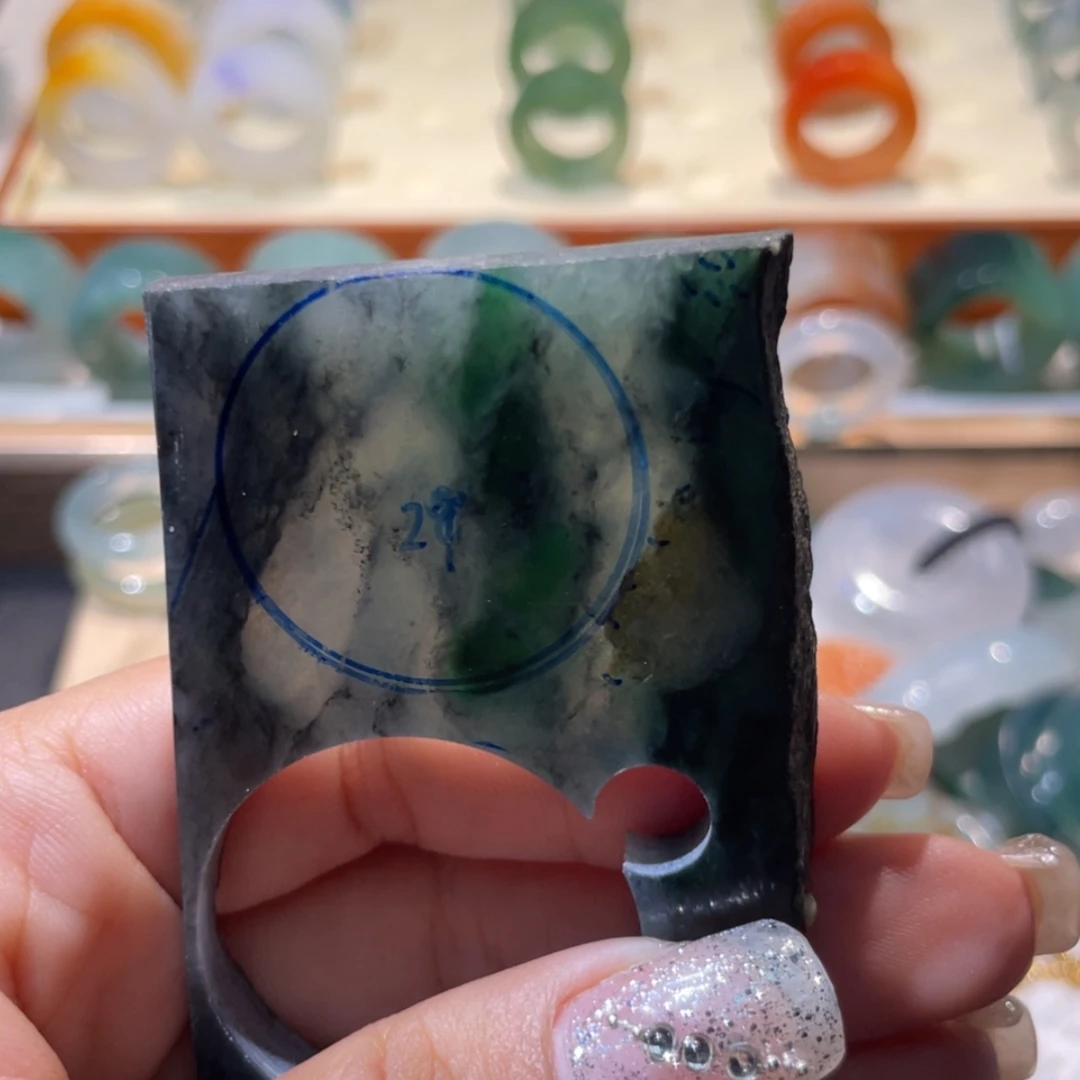 【闪购商品】未镶嵌定制翡翠青**我天然翡翠