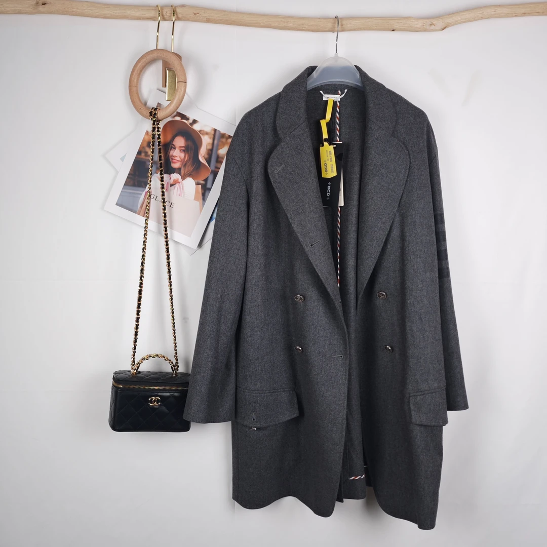 99新 THOMBROWNE  海囤K/汤姆布朗上衣/38码/bc57012