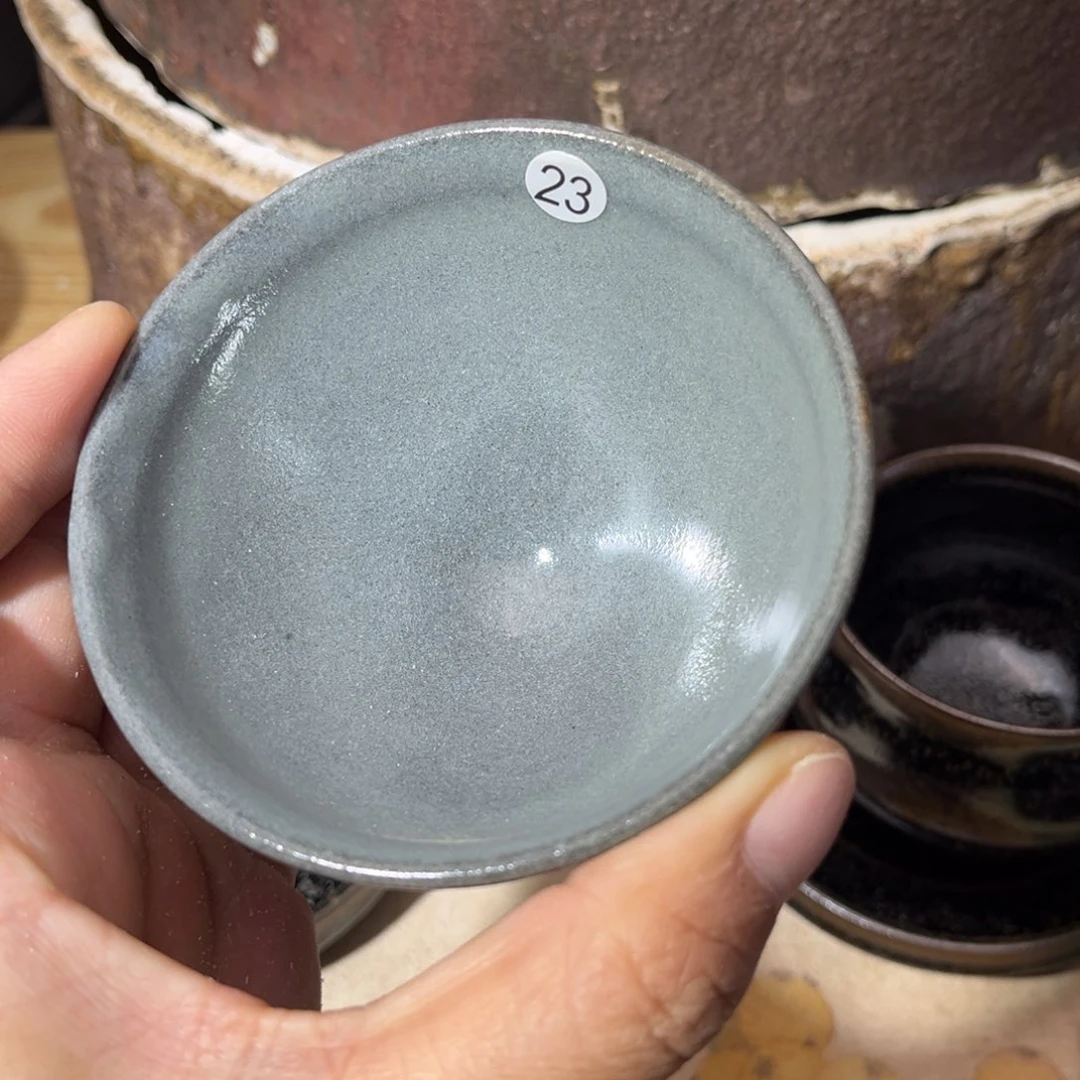 茶盏义兴龙窑坚持真柴烧