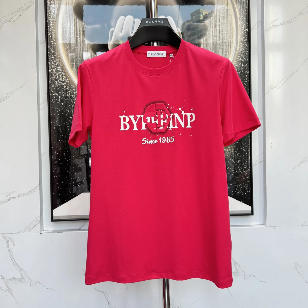 阔【PP短袖】新款春夏季百搭潮流休闲时尚男士圆领轻奢T恤短袖3527