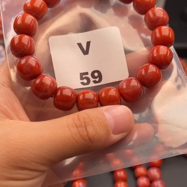 南红玛瑙未镶嵌多样性发货默认微瑕称重12mm