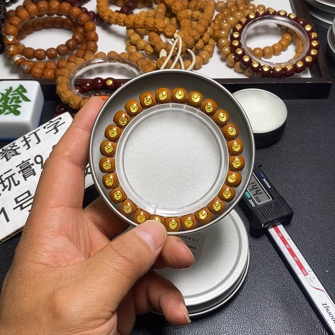猴头核桃手串全品9.7-10满标直切28号