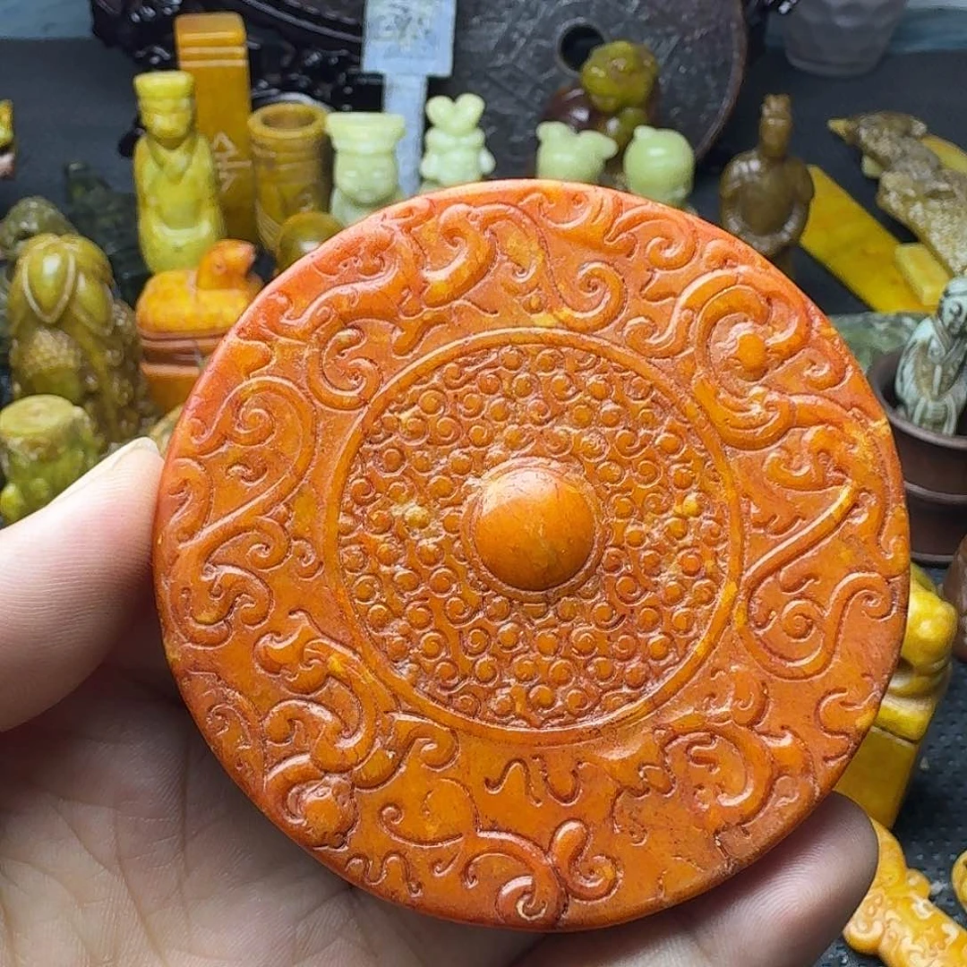 白玉菩提吊坠。。。