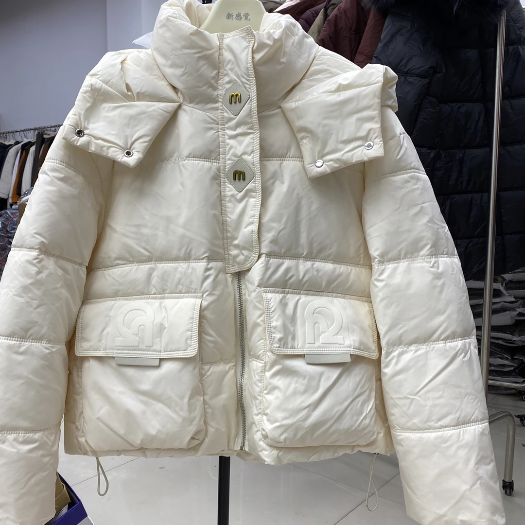 娜娜家冬季新款时尚短款加厚保暖女士棉服编码链接3909