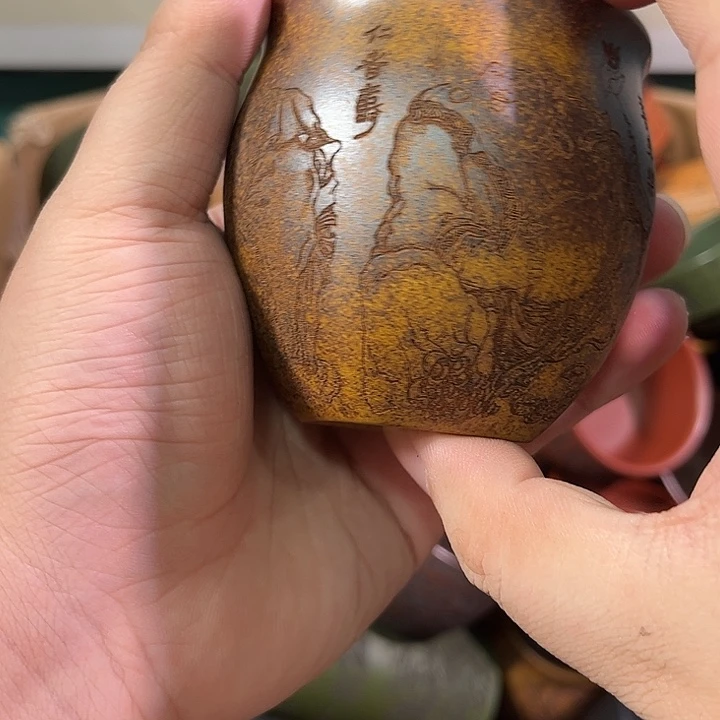 茶杯紫砂全手工紫砂主人杯