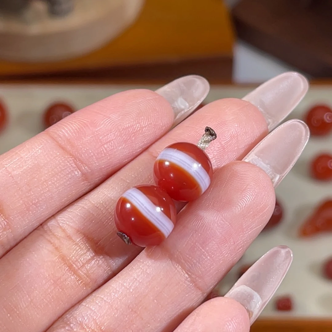 南红玛瑙未镶嵌圆珠10mm 不换退