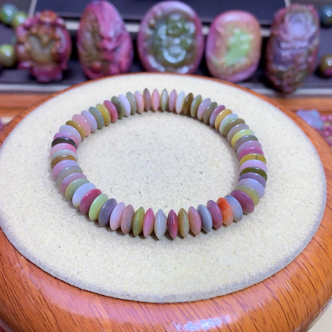 玛瑙手链未镶嵌盐源