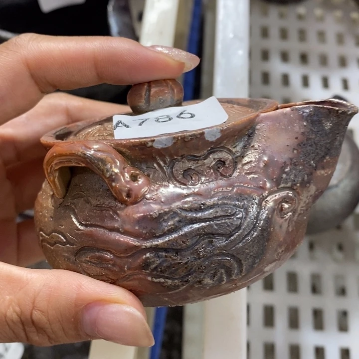 柴烧裸烧纯手工制作瑕疵瑕疵