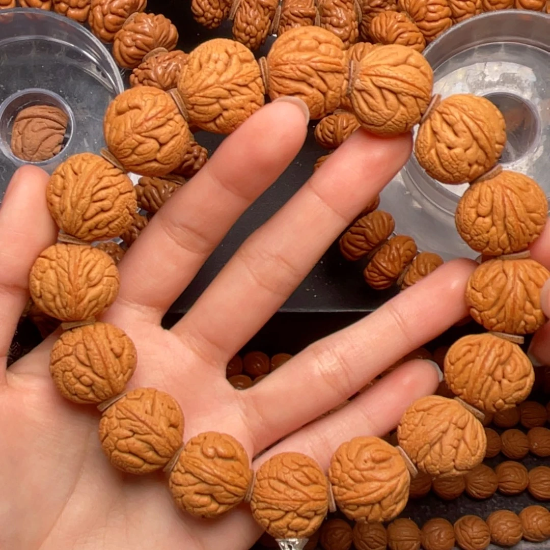 桃核吊坠秦岭核桃龙珠