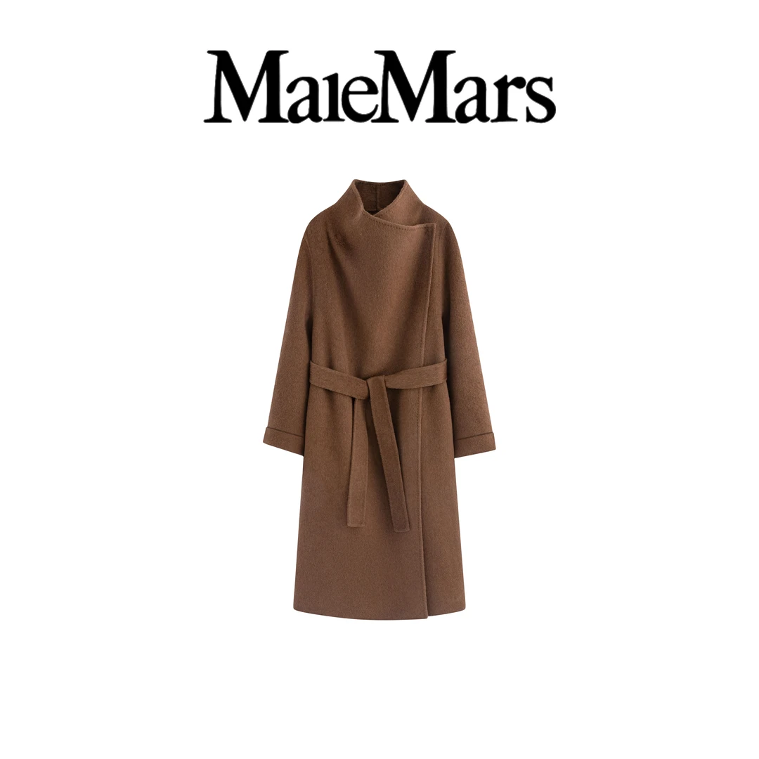 【凛冬序曲】经典可立可翻领轻奢慵懒风女士时尚气质冬长款毛呢外套