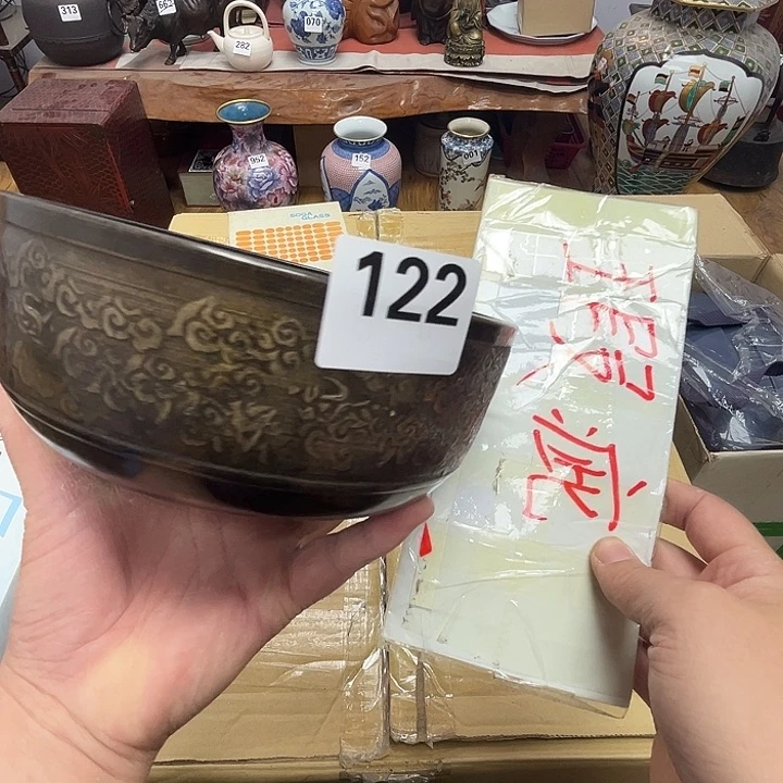 瓷片呀工艺品摆件瓷器摆件正能量