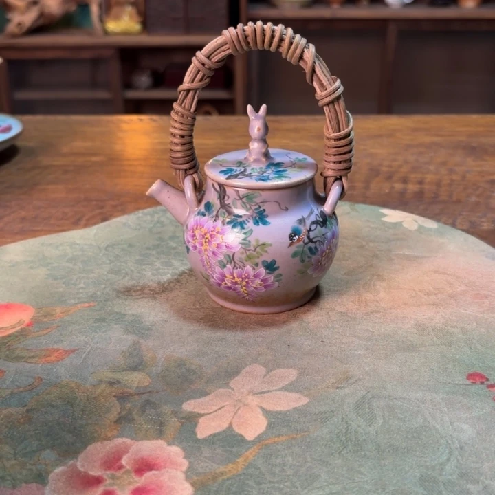 柴烧纯手工手绘陶瓷