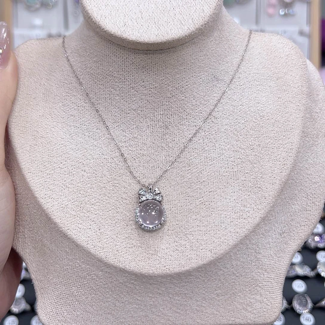 水晶戒指银S925镶嵌