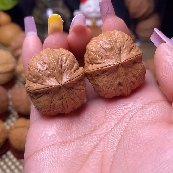 文玩核桃把件8聚宝四愣