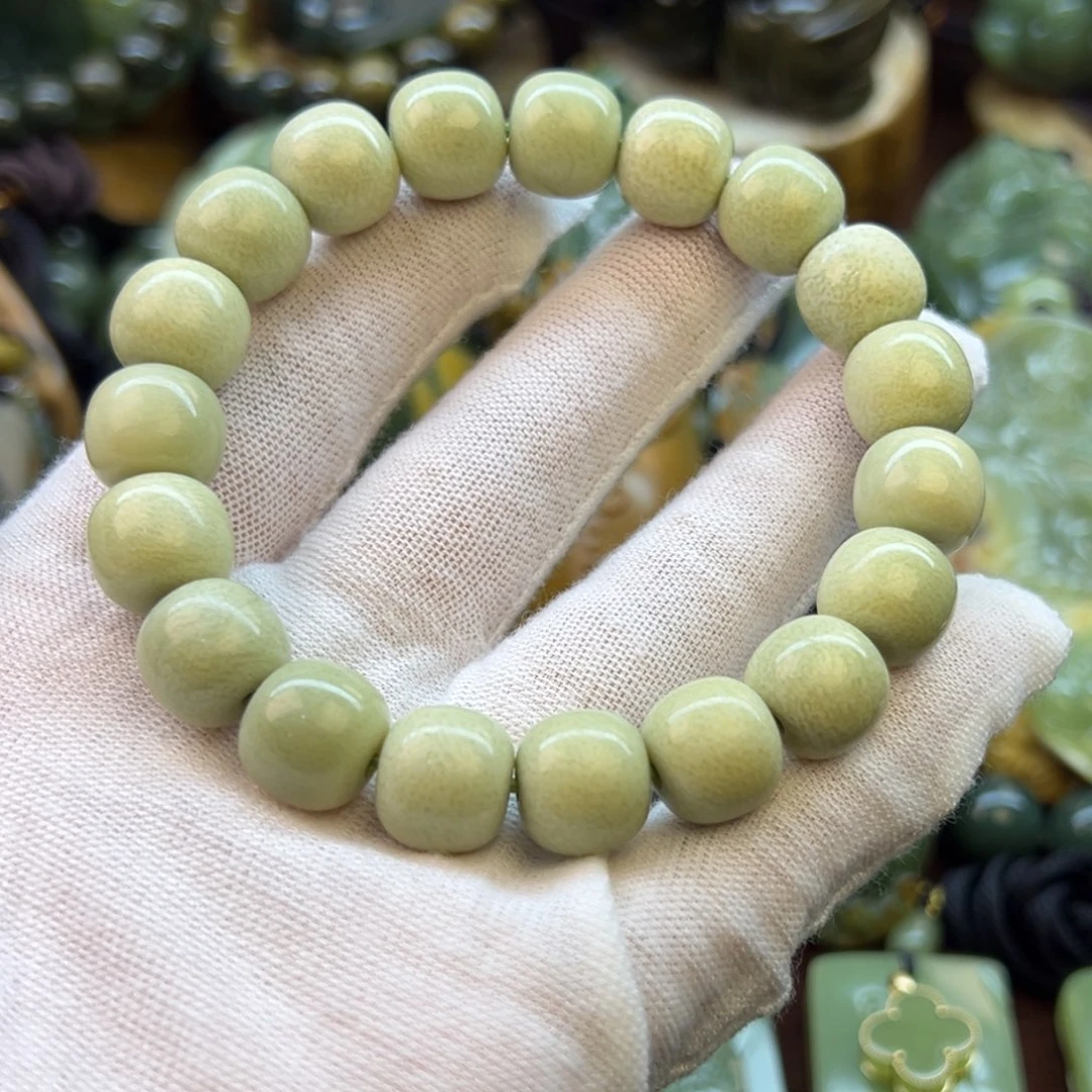 A***S岫岩老玉（透闪石质玉）未镶嵌手链