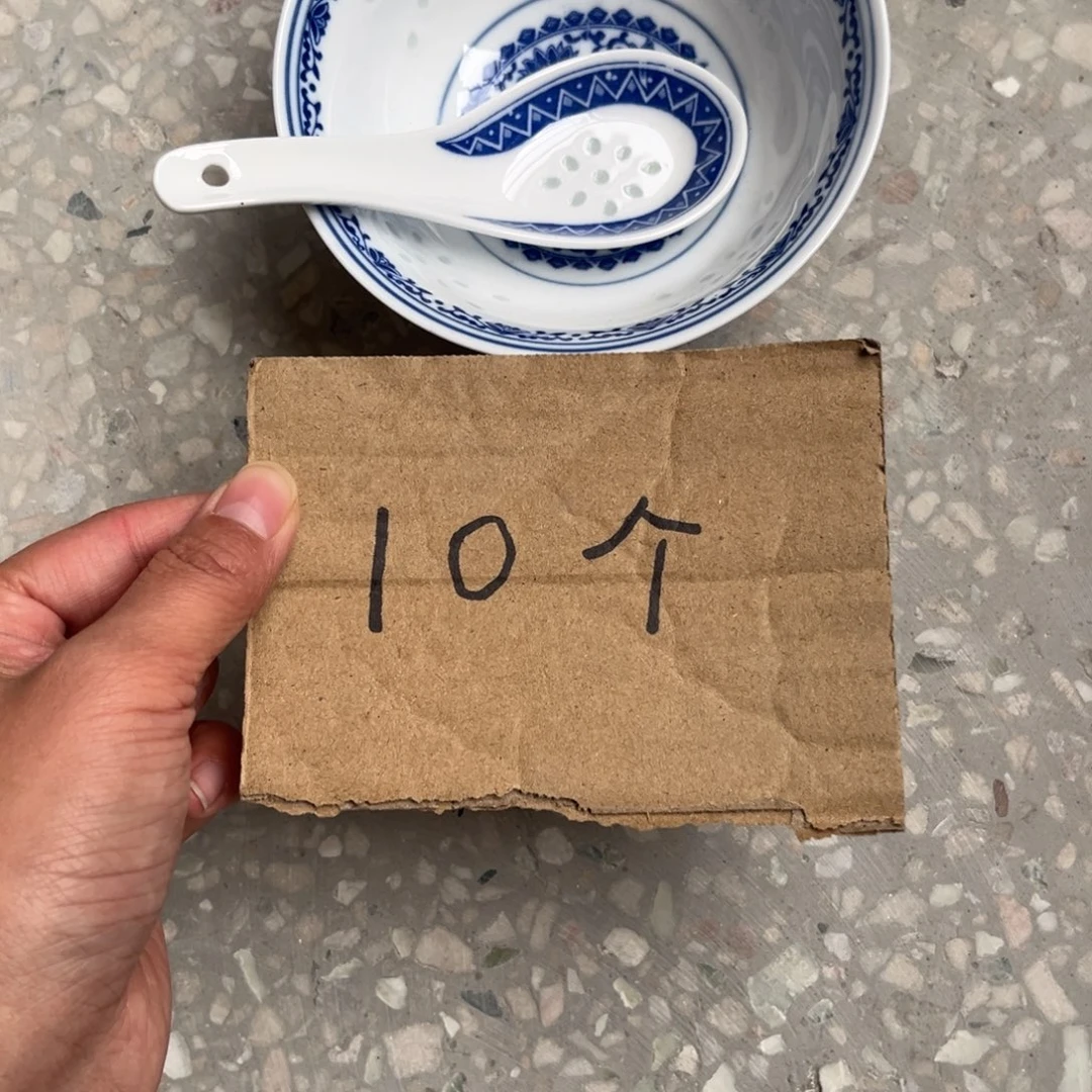 陶摆件景德镇高温细白瓷餐具