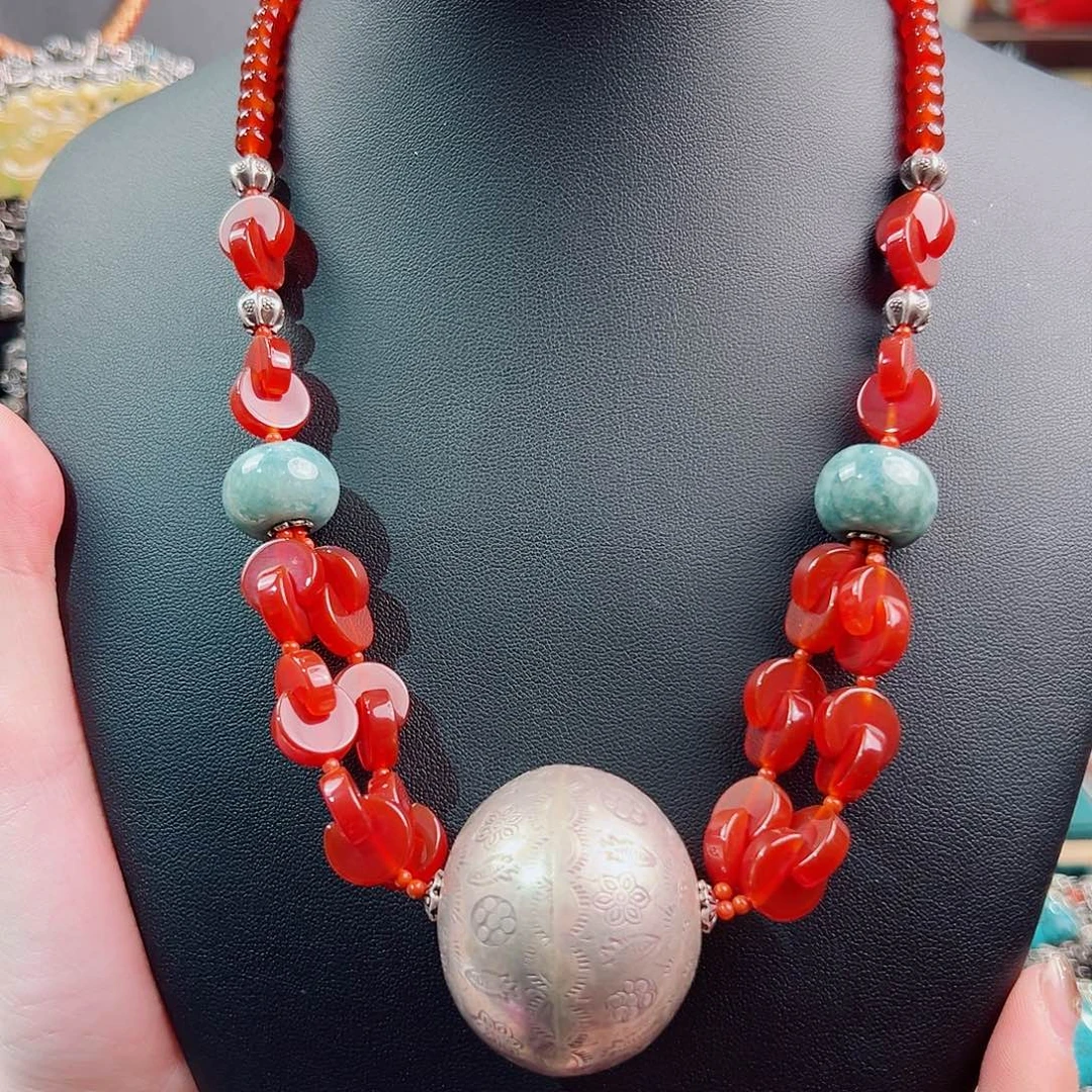 925银珐琅锦象原创设计款式项链