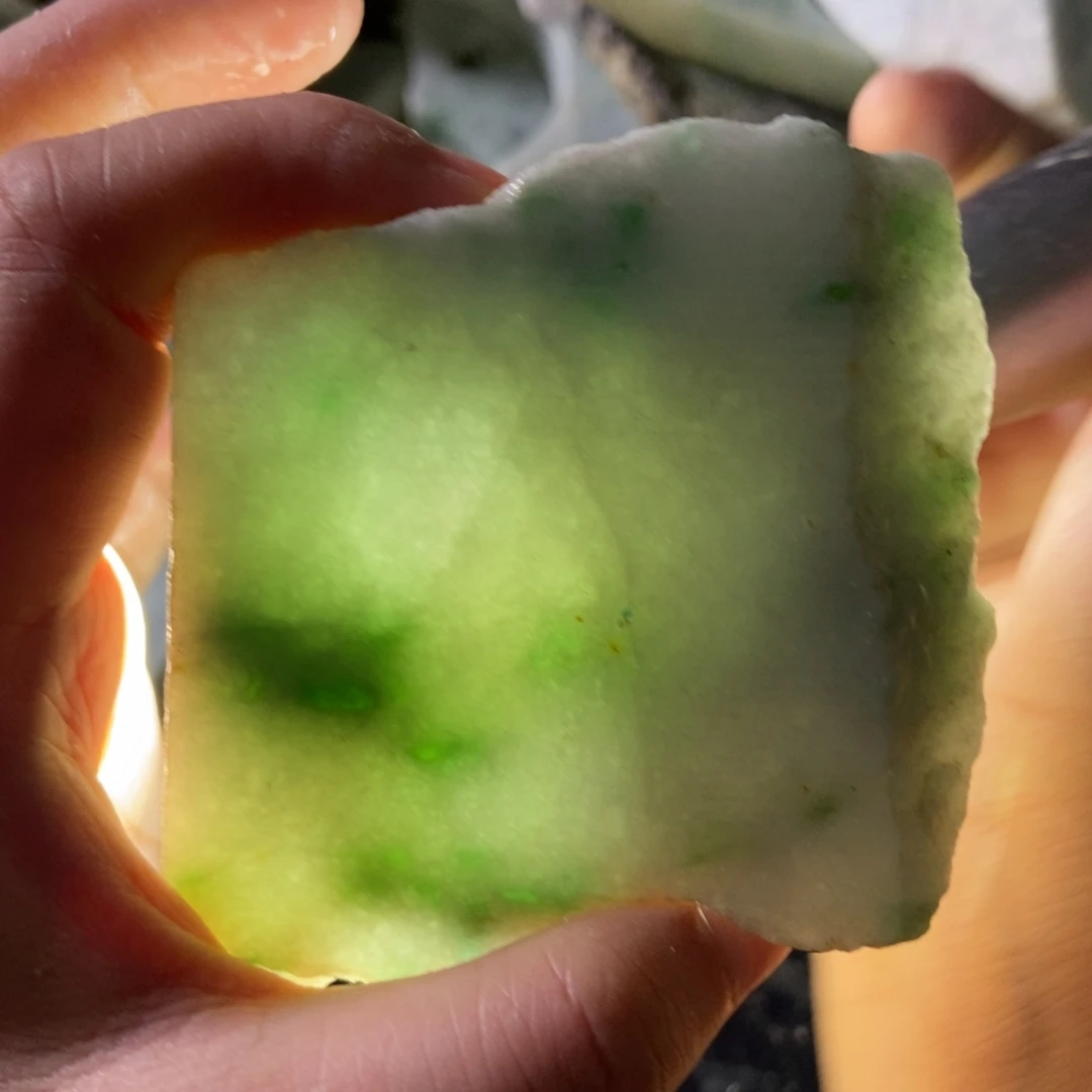 翡翠未镶嵌挂件天然翡翠