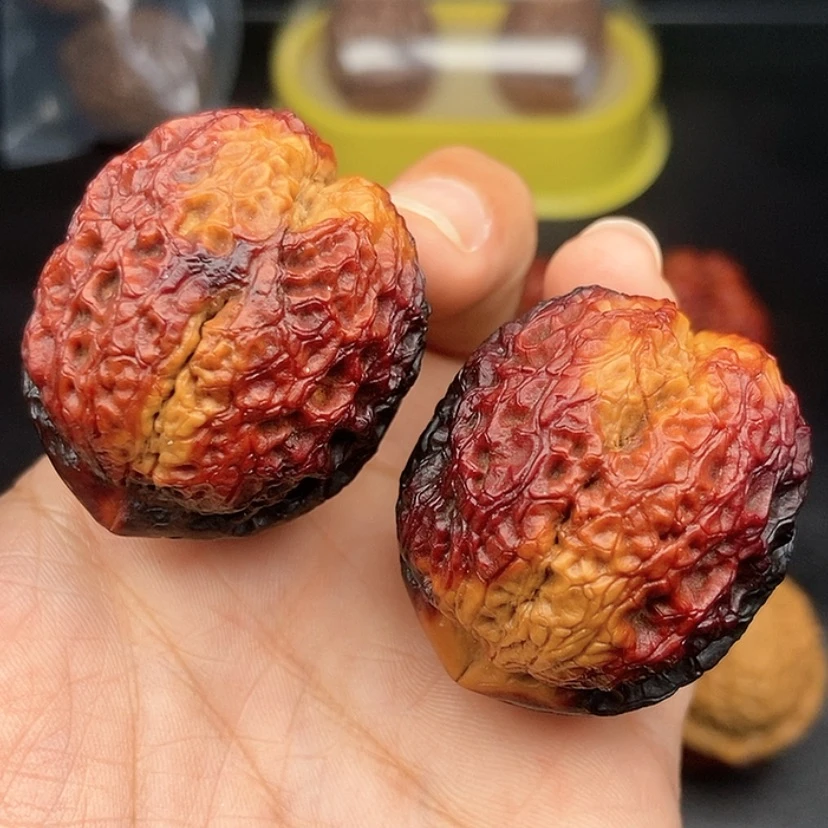 【闪购商品】把件文玩核桃40尺金蟒元宝