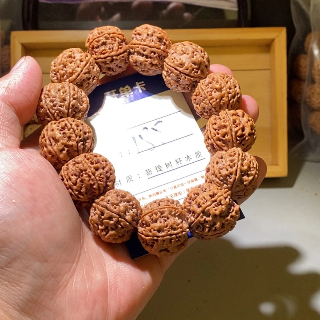 手串金刚菩提188号尺寸24六瓣原生态
