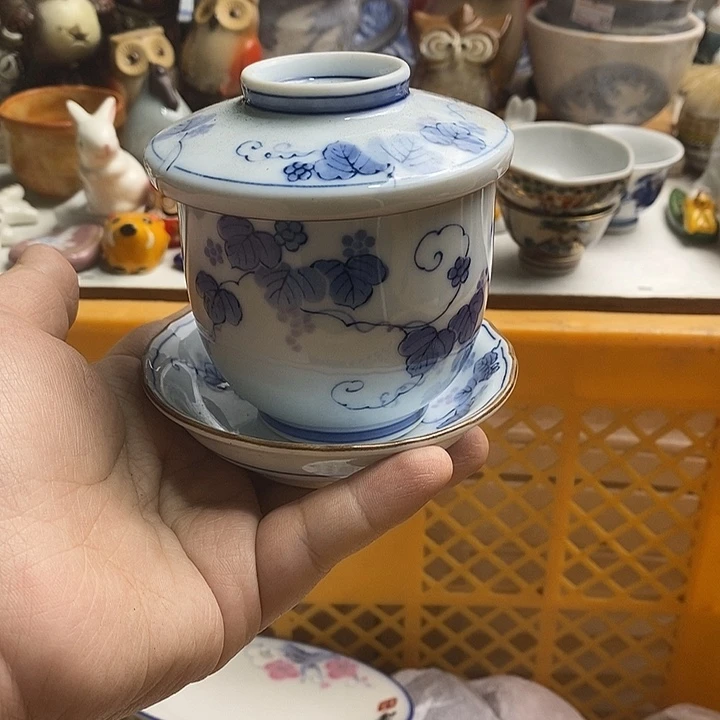 紫砂茶杯津****装日本精品回流瓷器