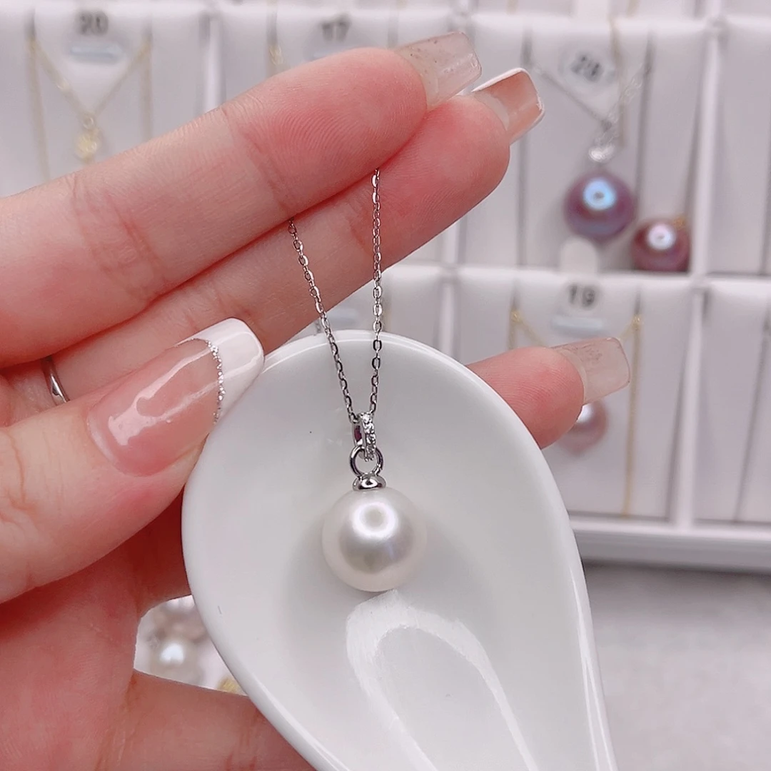 淡水珍珠未镶嵌吊坠(赠链)
