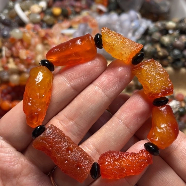 玛瑙/玉髓合金手链