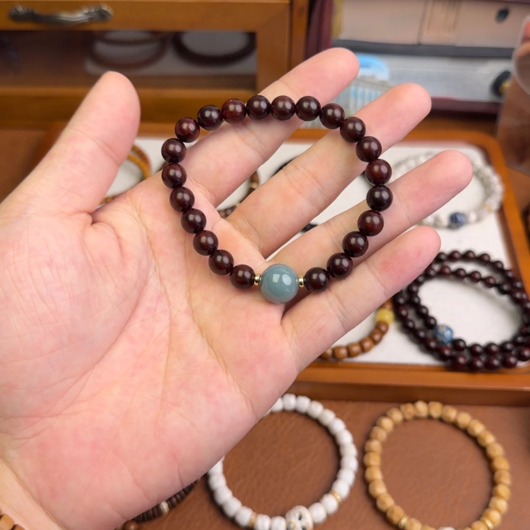 手串未镶嵌檀香紫檀（小叶紫檀）