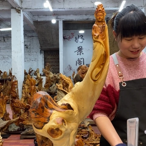 柏木（崖柏）铁**飞太行崖柏陈化料摆件