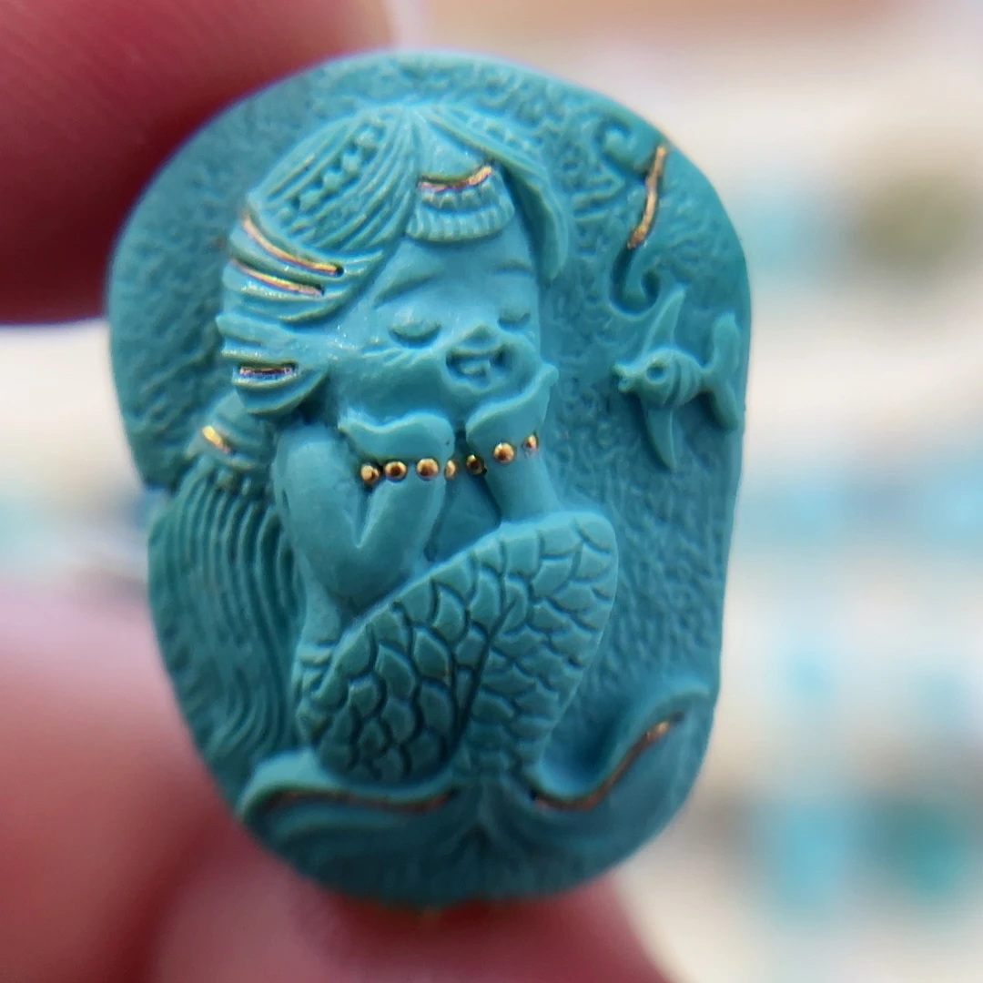 绿松石配饰未镶嵌