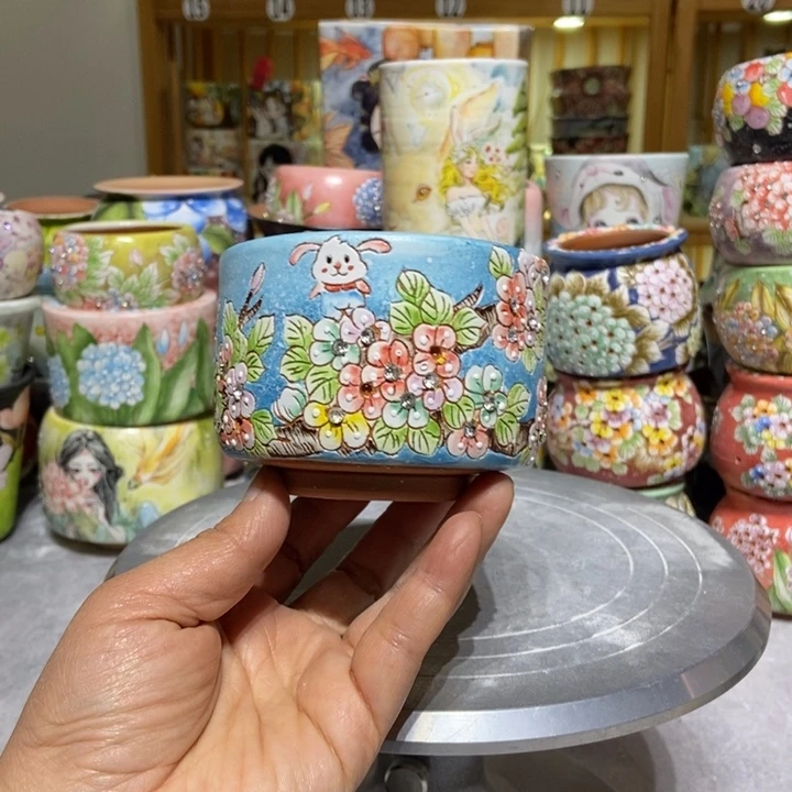 景德镇艺术手绘作品