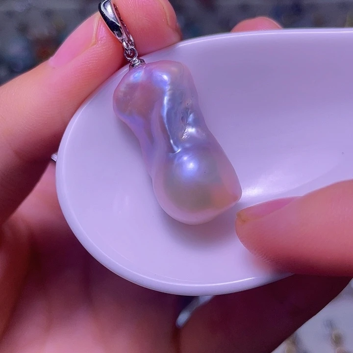 淡水珍珠颈饰合金19